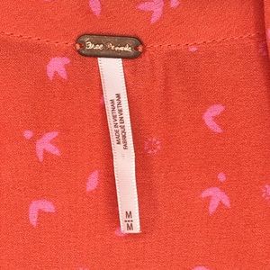 Free People Tops - Free People coral sleeveless blouse Free People Tops - Free People coral sleeveless blouse